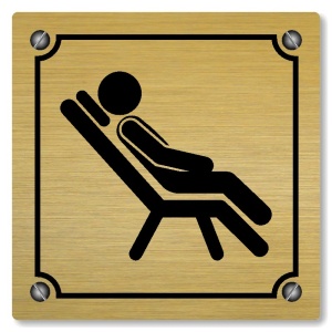 Odpočívárna, 148x148mm, zlatá, Kansas